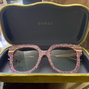 New GUCCI 52mm Glitter Sunglasses